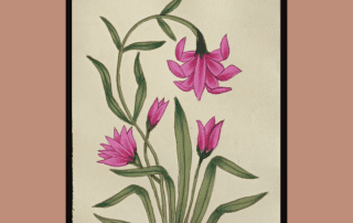 flower miniature painting