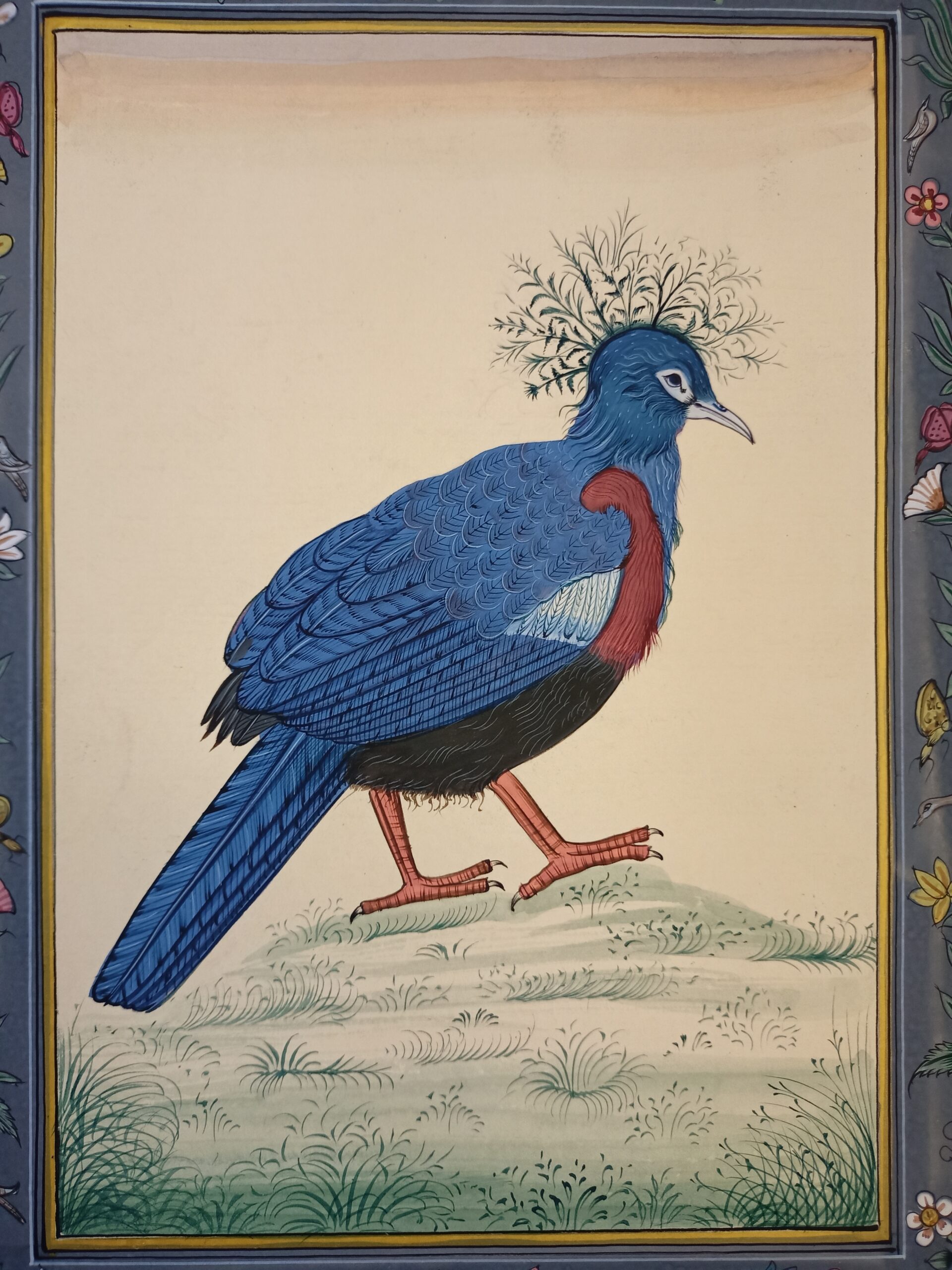 bird miniature painting