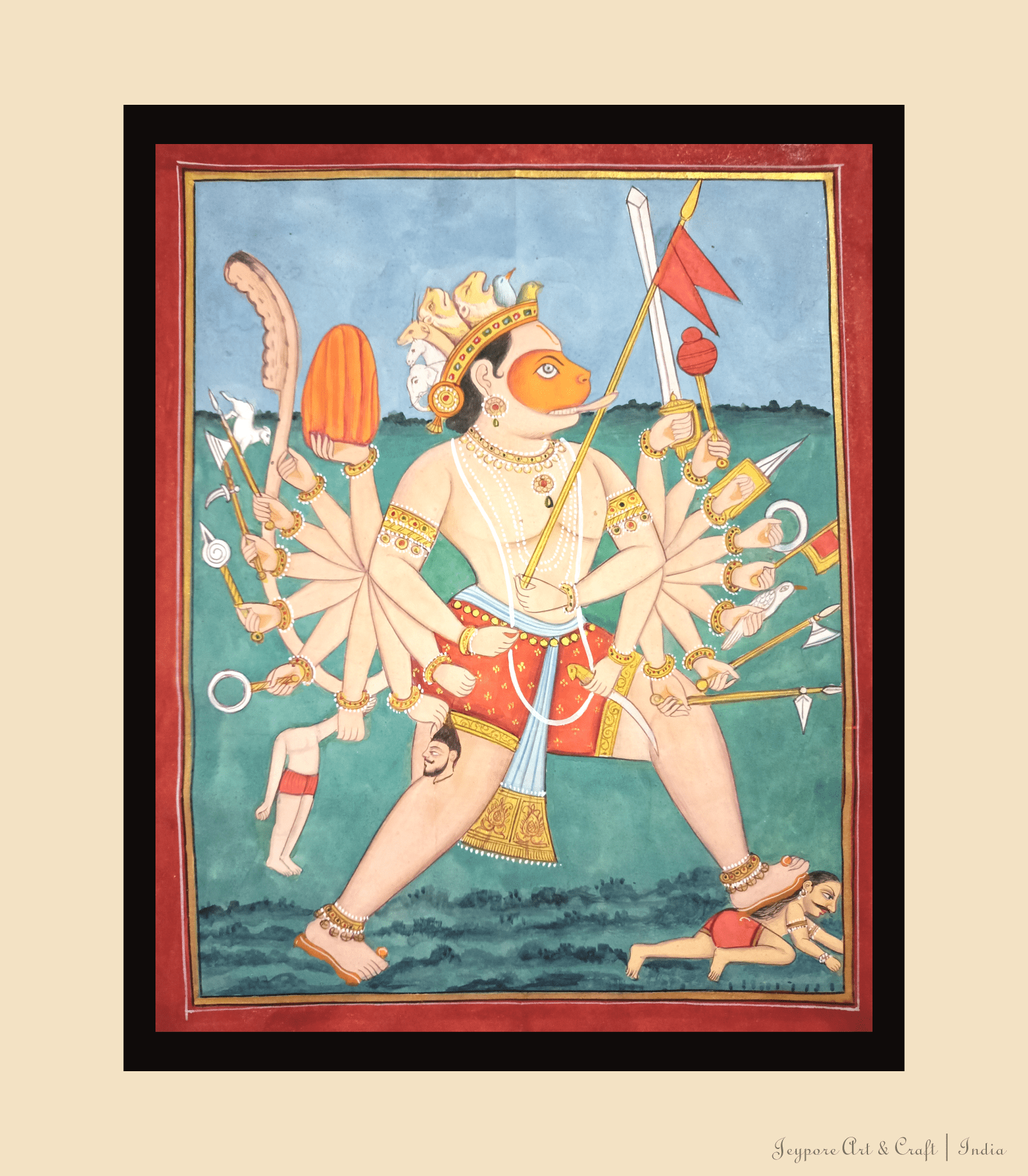 Religious Hanuman Painting