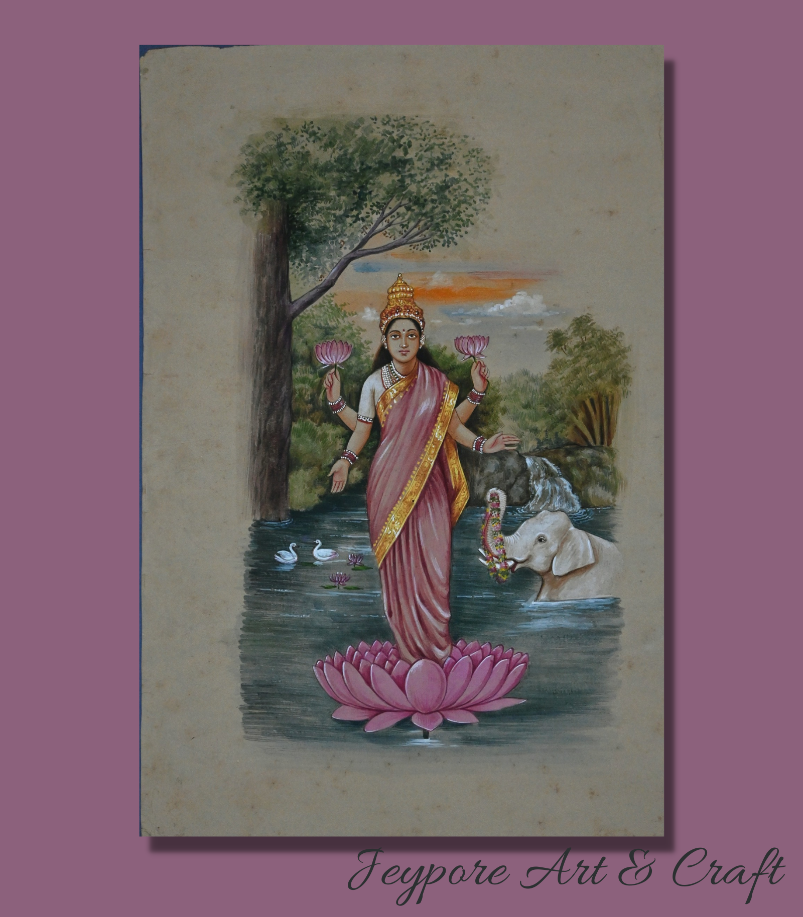Goddess Laxmi Painting