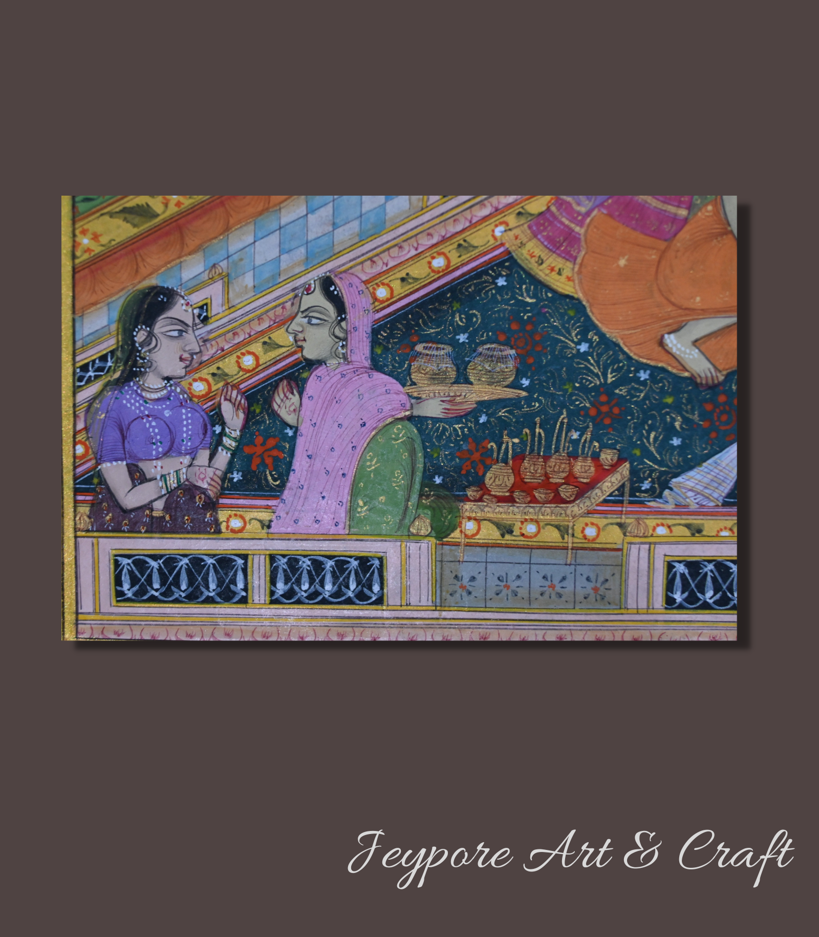 Radha Krishna Romantic Painting