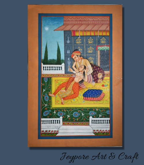 Mughal Badshah Harem Painting