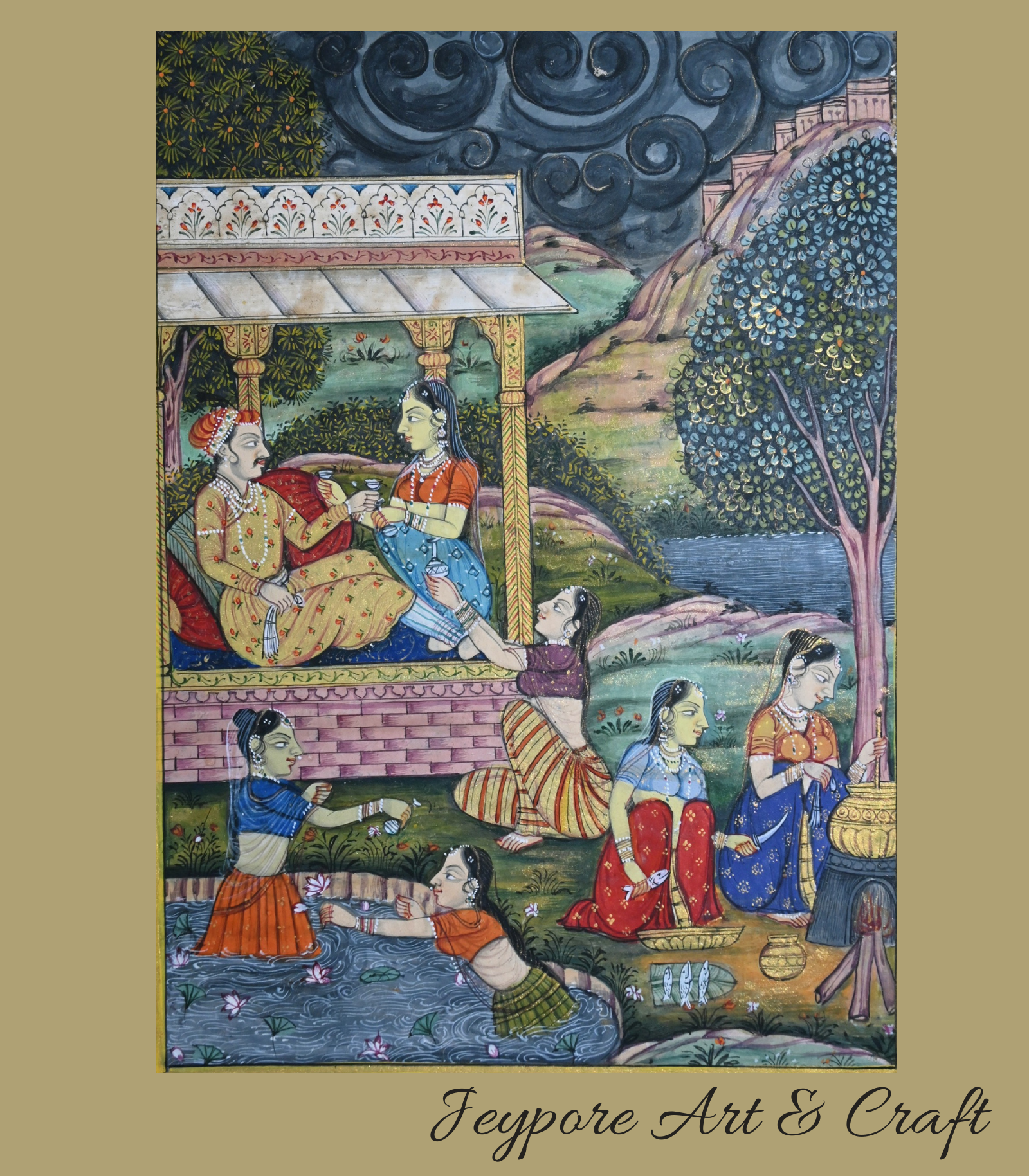 Mughal Harem Painting
