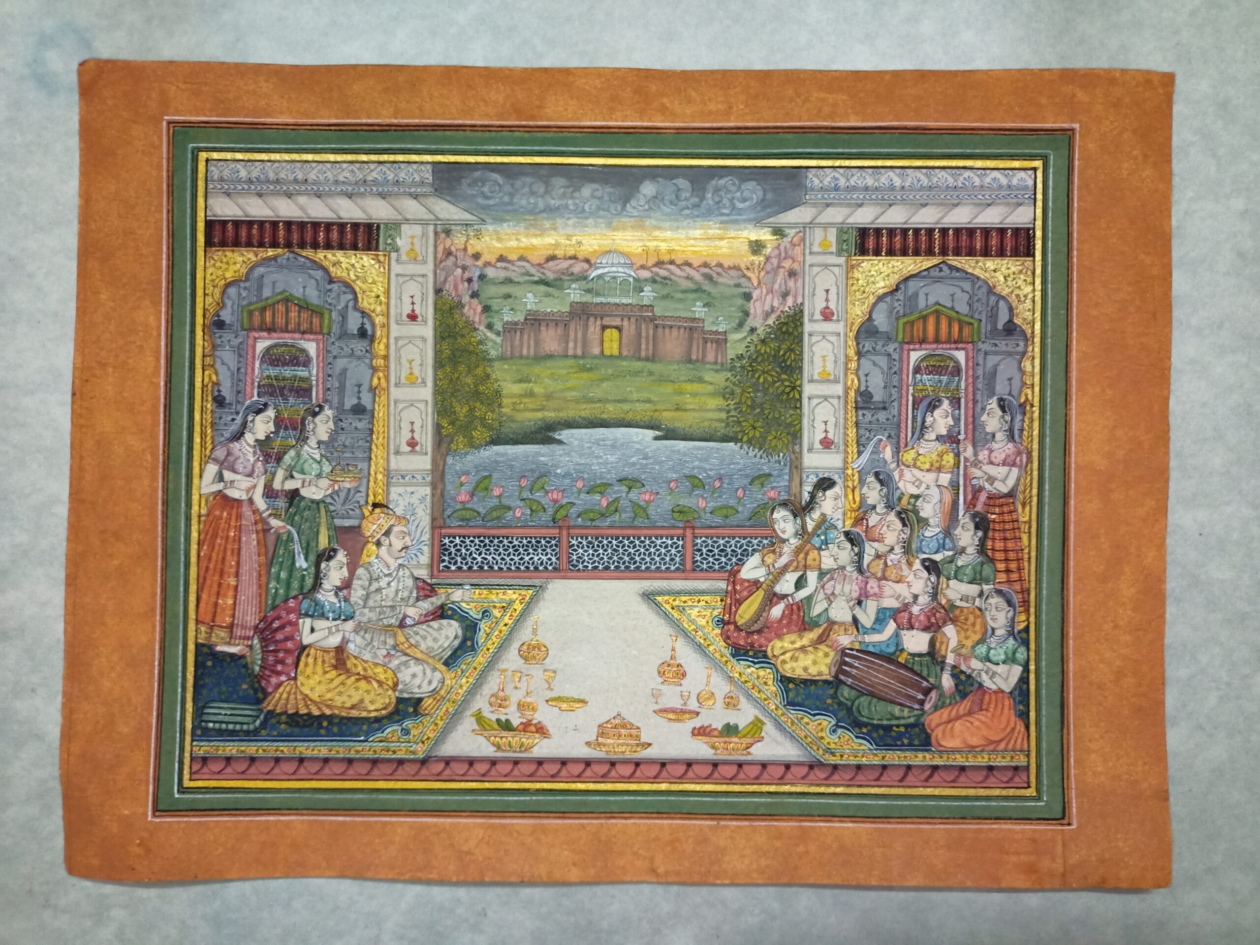 Mughal Darbar Handmade Painting