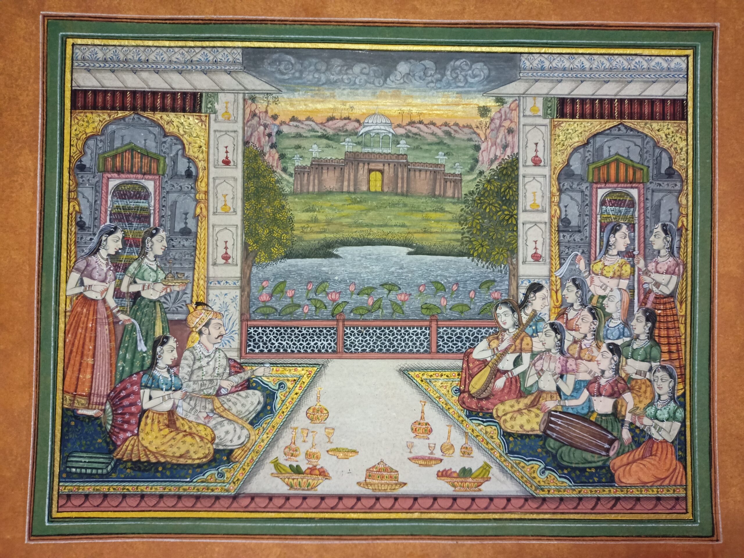 Mughal Darbar Handmade Painting