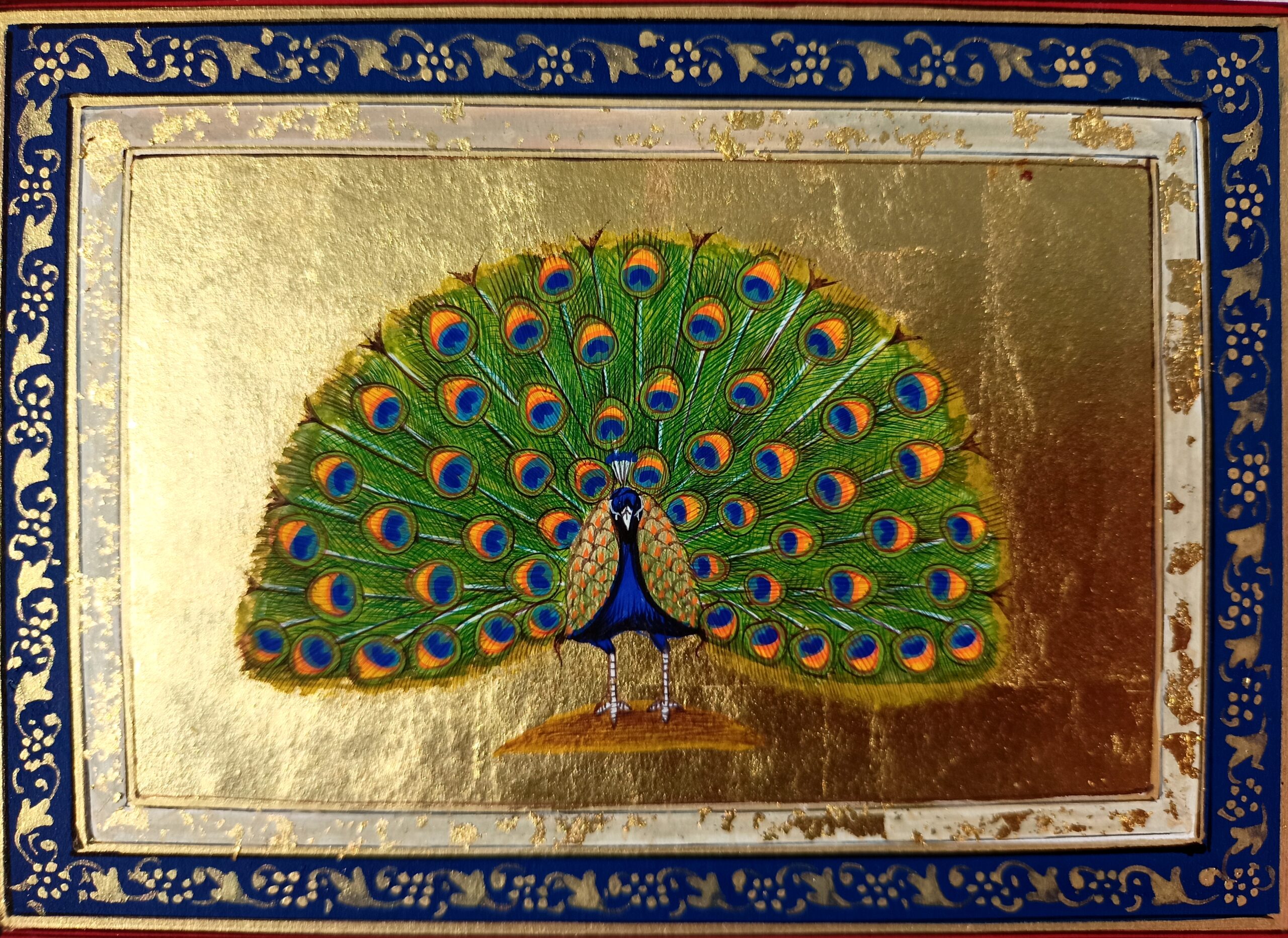 Peacock Miniature Painting