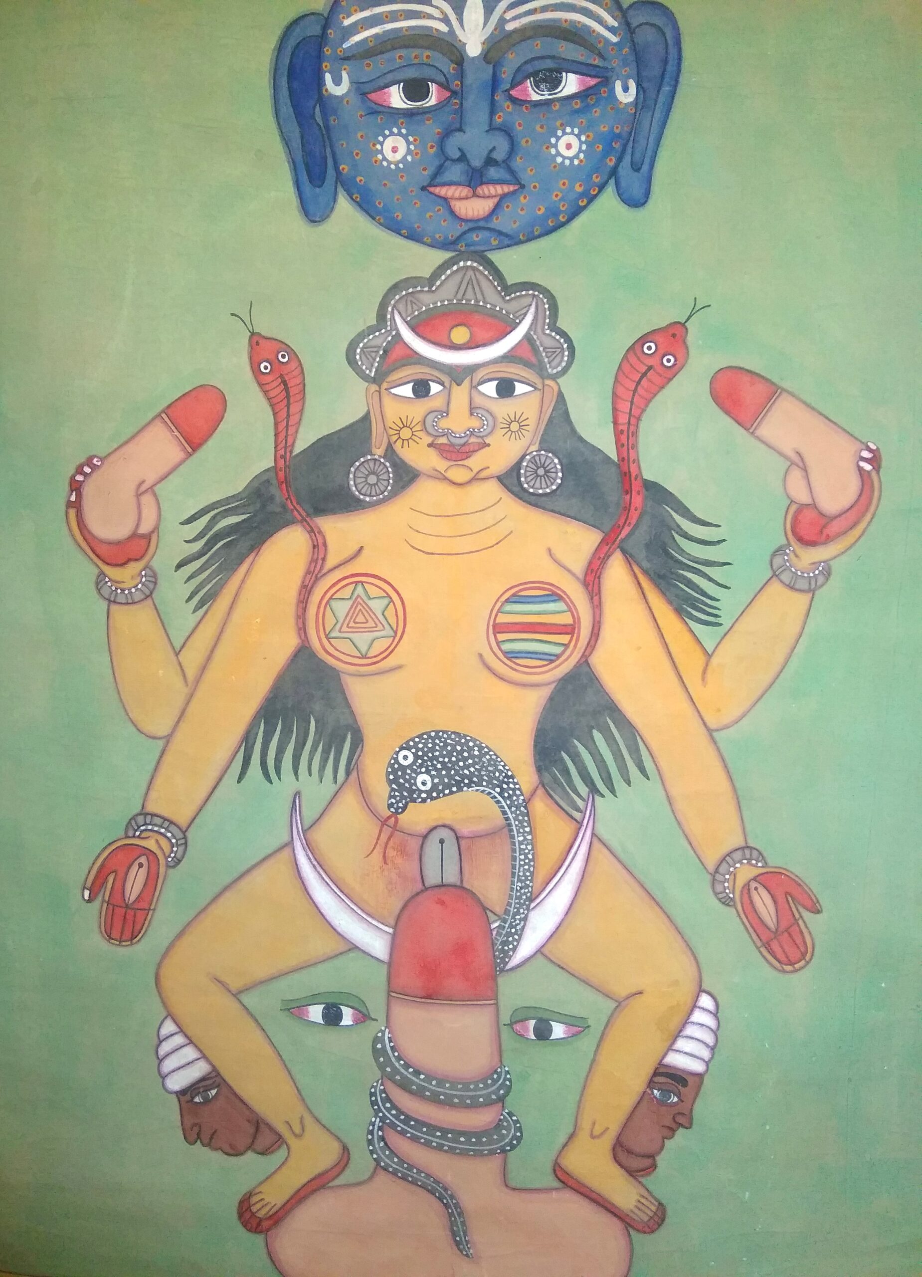 Erotic Nude Tantra painting